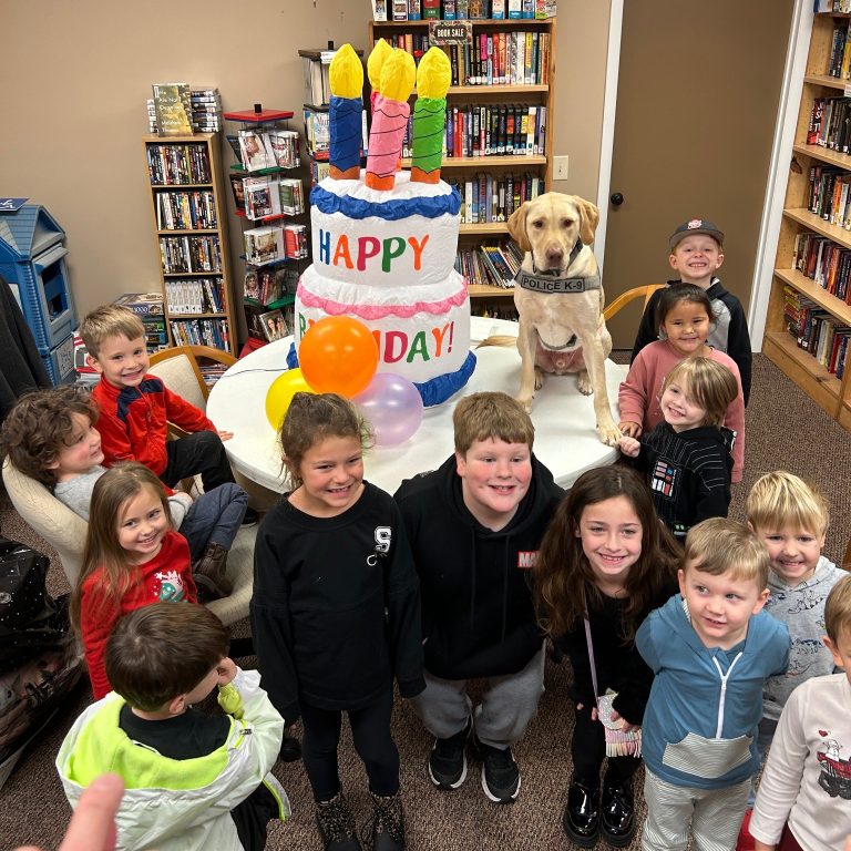 Southside Library Hosts Birthday Party for Police K-9 Officer - WEIS