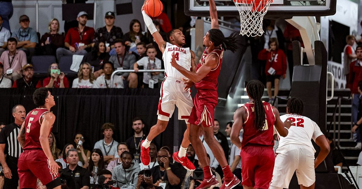 Alabama edges Florida State in exhibition opener in Birmingham