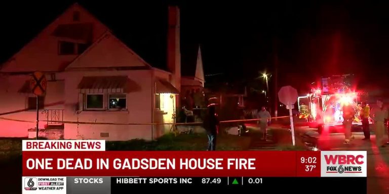 1 dead in Gadsden house fire - WBRC